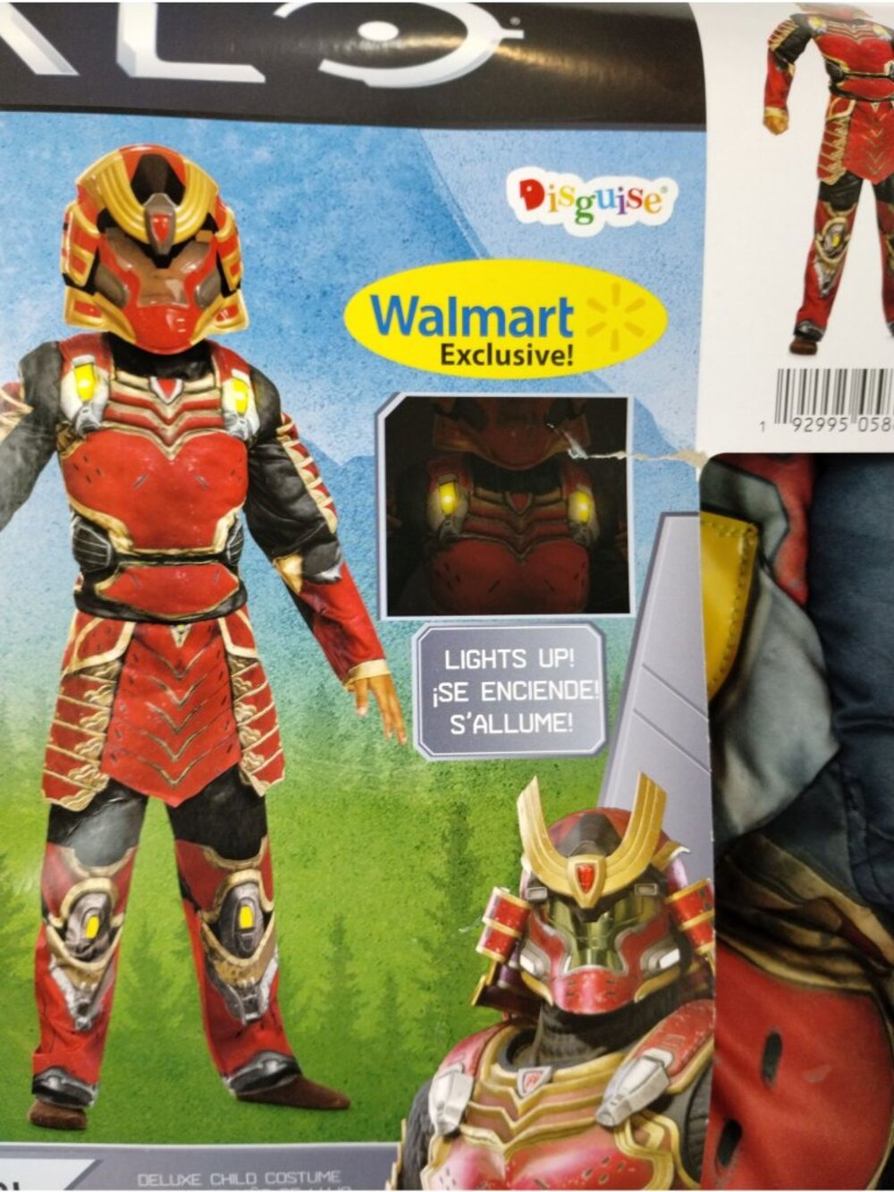 Disguise Boys S (6/7) Deluxe Light Up Halo Spartan Yoroi Halloween Costume - Picture 3 of 8